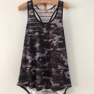 NWT - Zyia Active Athletic Tank Top - Racerback - Camo Print - Size XL - NEW